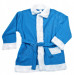 Costume de Père Noël bleu clair – une veste, un pantalon et un bonnet