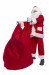 Costume de Père Noël de luxe en polaire - ensemble complet de 13 éléments et de 4 accessoires